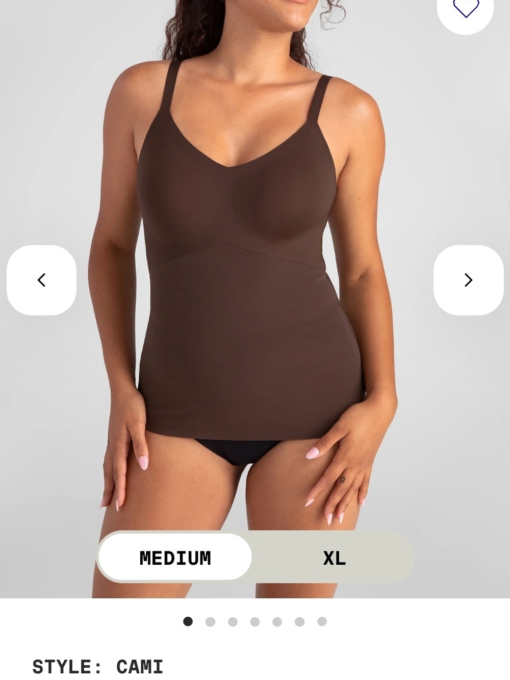 Honeylove Seamless Shaping Cami - Chocolate Brown, Fig, Navy